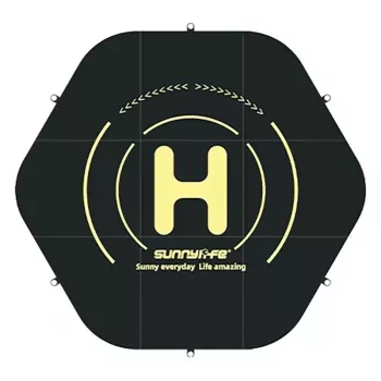 Sunnylife TJP10 Hexagonal Drone Landing Pad 110cm Double Sided Orange/Blue