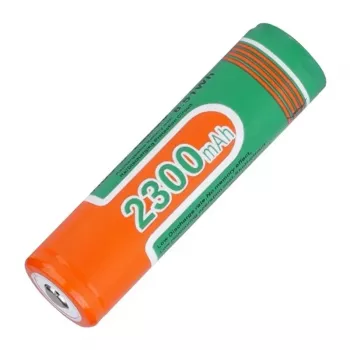 SUPERFIRE 18650 Battery 2300 mAh 3.7V Li-ion Rechargeable with Protection (Button Top)
