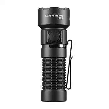 Superfire A29 USB-C Rechargeable Handheld Flashlight, 1200 Lumens, 280m Beam, 5 Modes