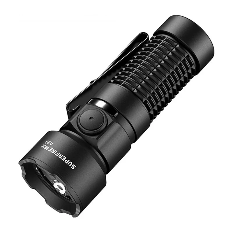 Superfire A29 USB-C Rechargeable Handheld Flashlight, 1200 Lumens, 280m Beam, 5 Modes