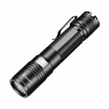 Superfire A5 365nm UV Flashlight with USB-C Rechargeable 18650 Battery
