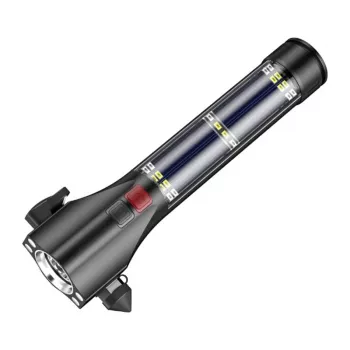 SUPERFIRE D30 Multifunction Flashlight 1500 Lumens IP44 USB-C Rechargeable Power Bank Magnetic Tail