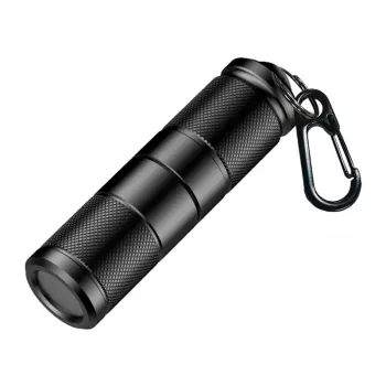 Superfire EF02 USB-C Rechargeable LED Flashlight - 1500 Lumens, 500m Beam, Power Bank