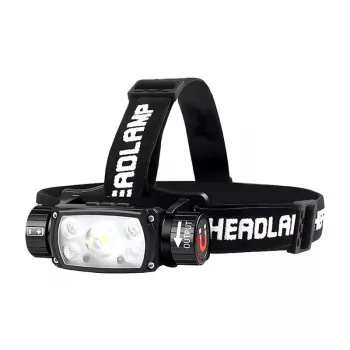 Superfire HE11 Headlamp Flashlight, 640 lm, 20W, 6 Modes, 100m
