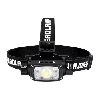Superfire HE11 Headlamp Flashlight, 640 lm, 20W, 6 Modes, 100m