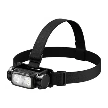 SUPERFIRE HL106 Rechargeable LED Headlamp, 1200 Lumens, USB-C, IPX4, 200m Beam, 5 Modes, Adjustable Angle, Black