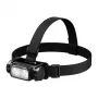 SUPERFIRE HL106 Rechargeable LED Headlamp, 1200 Lumens, USB-C, IPX4, 200m Beam, 5 Modes, Adjustable Angle, Black