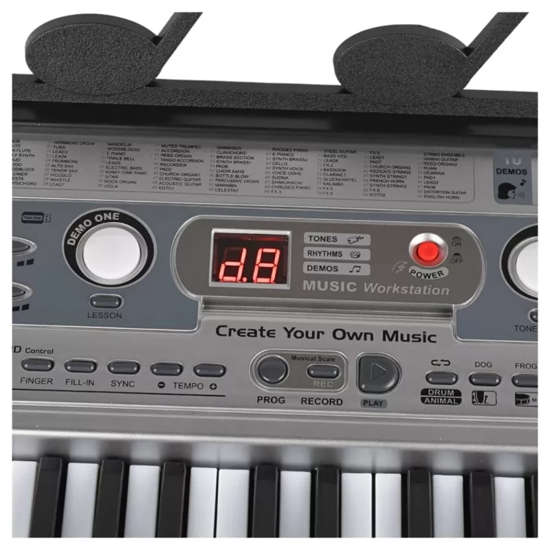 SUPRIMO 824 USB - 49-Key Electronic Learning Keyboard with Microphone for Children