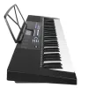 SUPRIMO EK611 61-Key Children's Learning Keyboard with LCD Display, 200 Tones, 128 Rhythms, Microphone and Music Stand
