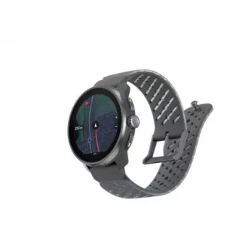 Suunto Race S Graphite GPS Multisport Watch with 1.32 inch AMOLED Touchscreen, Stainless Steel, Heart Rate, 100m Water Resistance