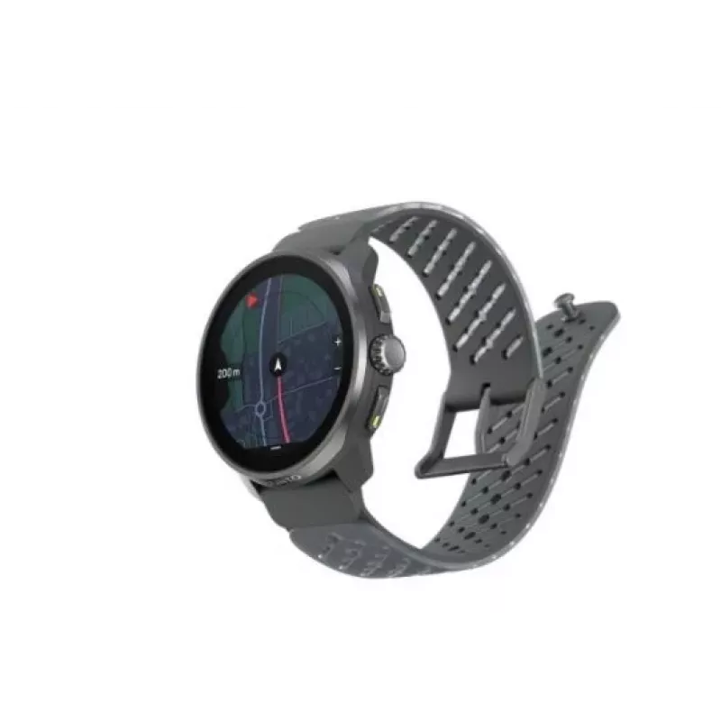 Suunto Race S Graphite GPS Multisport Watch with 1.32 inch AMOLED Touchscreen, Stainless Steel, Heart Rate, 100m Water Resistance