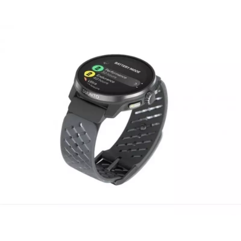 Suunto Race S Graphite GPS Multisport Watch with 1.32 inch AMOLED Touchscreen, Stainless Steel, Heart Rate, 100m Water Resistance
