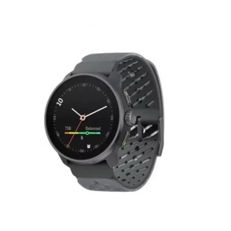 Suunto Race S Graphite GPS Multisport Watch with 1.32 inch AMOLED Touchscreen, Stainless Steel, Heart Rate, 100m Water Resistance