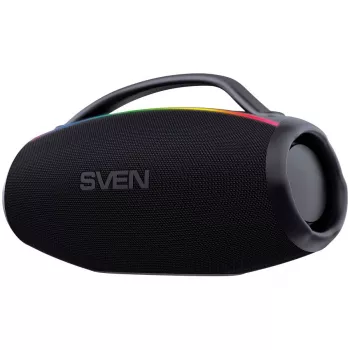 SVEN PS-399 Portable Bluetooth Speaker 100W RMS with Auracast, TWS, IPx5, USB, Black