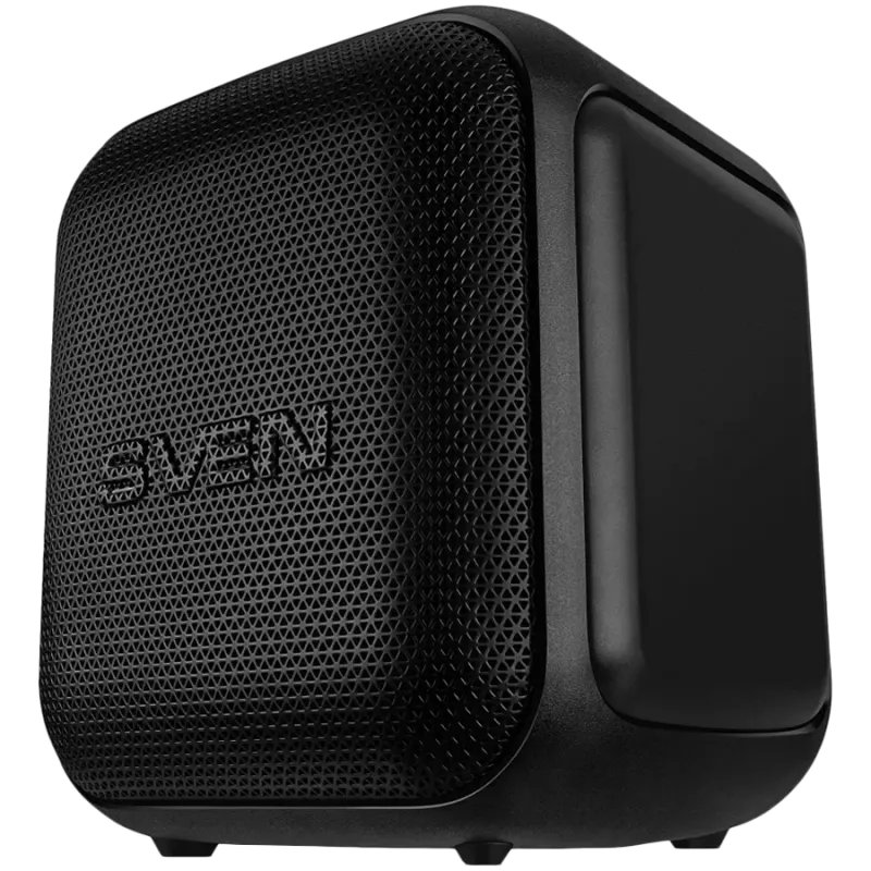 SVEN PS-880 Portable Bluetooth Speaker, 110W RMS, TWS, FM, USB, microSD, LED Display, Lithium Battery, Black