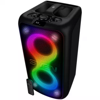 SVEN PS-960 2.0 Portable Bluetooth Speaker 160W TWS FM USB LED Black
