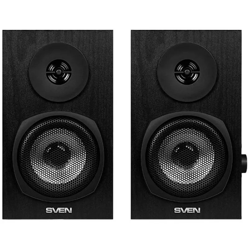SVEN SPS-575 2.0 Stereo USB Speakers, 2x3W RMS, Volume Control, Black