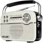 SVEN SRP-500 Portable Bluetooth Speaker, White (3W, FM/AM/SW Radio, USB, microSD, AUX, Battery)
