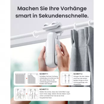 Switchbot Curtain Rod 3 (2025) Smart Curtain Motor White