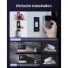Switchbot SWB VDB-M-SW - WiFi Video Doorbell with 4.3 inch Color Display (White/Silver)