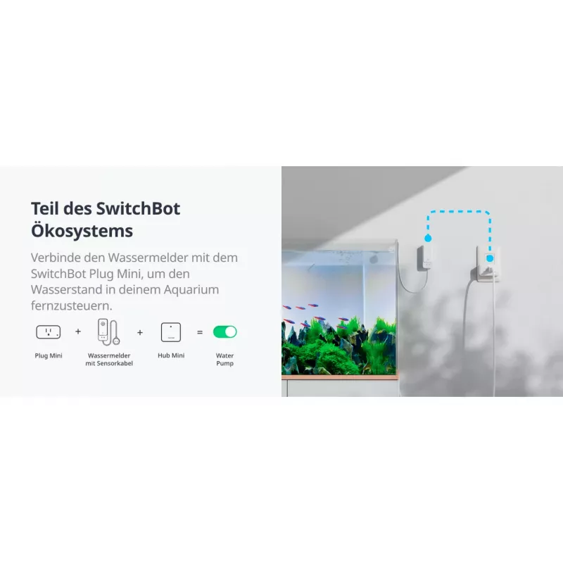 SwitchBot Wi-Fi Water Leak Detector with Sensor Cable