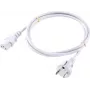 Sygonix SY-5043494 Cold Device Power Cable CEE 7/7 to IEC C13 White 2.00 m