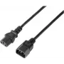 Sygonix SY-5243894 IEC C13/C14 Power Extension Cable, 5 m, Black