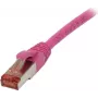 Synergy 21 S216996 Patch Cable RJ45 CAT6 250MHz 10m Magenta S/FTP (S-STP) TPE/LSZH Superflex