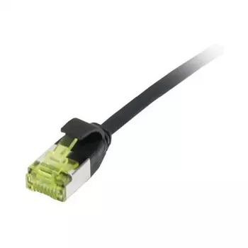 Synergy21 CAT6A RJ45 Patch Cable, 2m, Black, U/FTP, Slimline 3.8mm, TPE/LSZH Superflex, AWG32