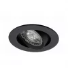 SYNERGY21 Helios LED Recessed Ceiling Spotlight Black Round Tiltable Warm White 5W 400lm 2700K