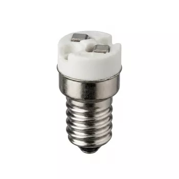 SYNERGY21 LED Adapter E14 to GX5.3 for LED Bulbs, White