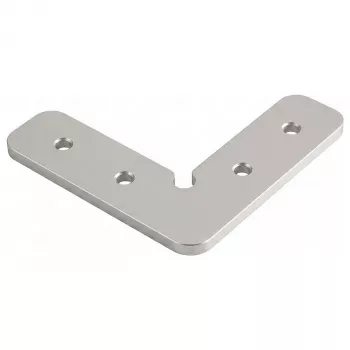 SYNERGY21 S21-LED-PR240099 90° Corner Connector for LED U-Profiles ALU143/ALU144/ALU145/ALU146, Anodized Aluminum, Silver