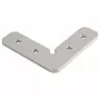 SYNERGY21 S21-LED-PR240099 90° Corner Connector for LED U-Profiles ALU143/ALU144/ALU145/ALU146, Anodized Aluminum, Silver