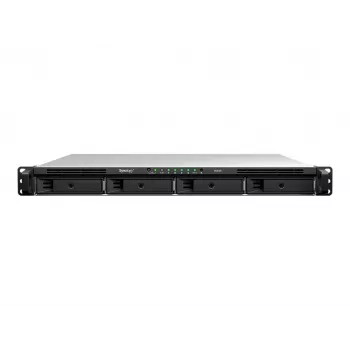 Synology RS826+ 1U Rackmount 4-Bay NAS, AMD Ryzen V1500B, 4GB DDR4 ECC, 4x 1GbE, Diskless