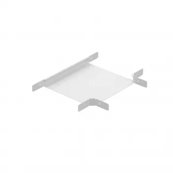 T-PIECE RT-60-400 M Branch Connector for Wire Mesh Cable Tray Systems, 60 mm Side Height, 400 mm Width, Steel, Electro-galvanized