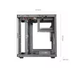 TACENS MARS MC-CUBE Micro-ATX Case, Black, Tempered Glass, ARGB, USB-C