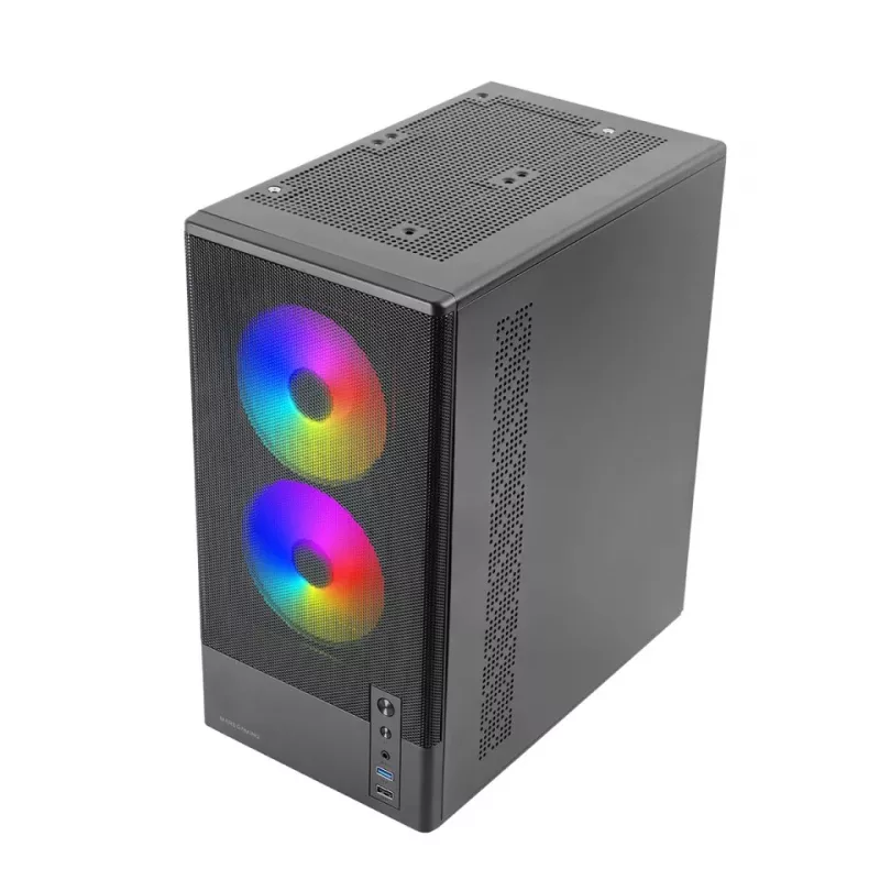 TACENS MARS MC-ONYX 3xARGB mATX Tower Case Black