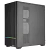 TACENS MARS MC-QUANTUM Mid-Tower ATX Case with 3x120mm FDB Fans + 1x120mm ARGB Fan, USB-C, Tempered Glass, Black