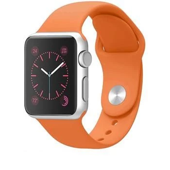 Tactical Apple Silicone Band for Apple Watch 44mm / 42mm Orange