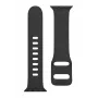 Tactical Apple Watch 38/40/41mm Silicone Strap with Buckle Black