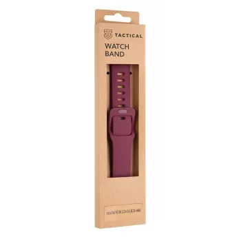 Tactical Apple Watch 38mm / 40mm Silicone Band with Buckle Wine Red
