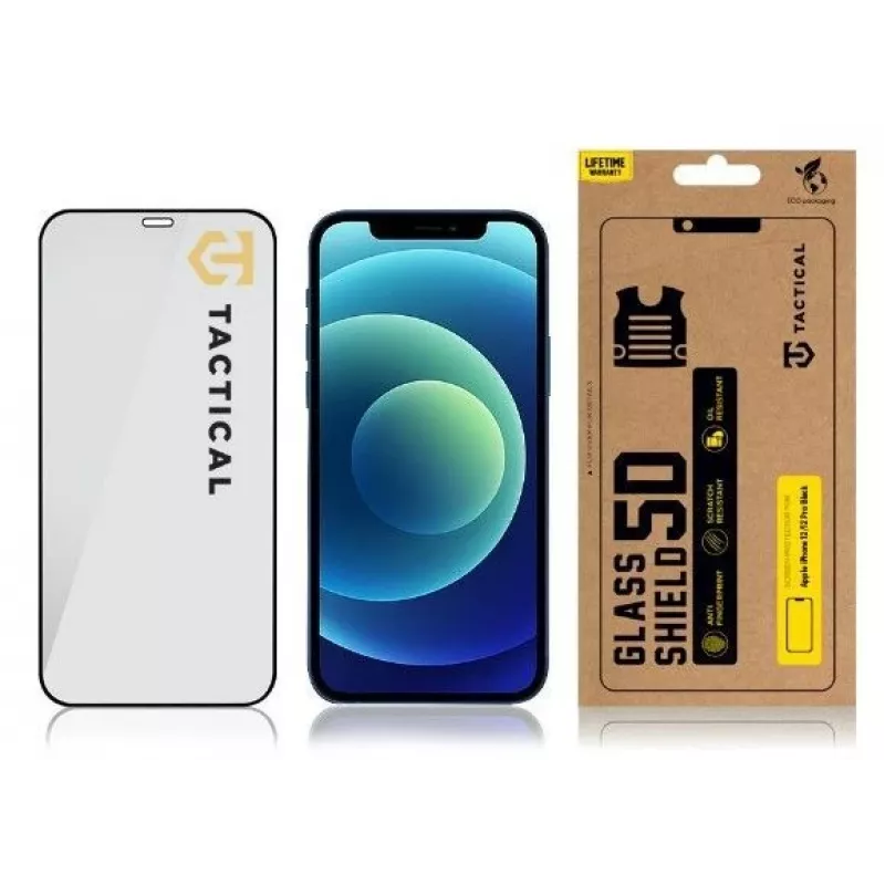 Tactical Glass Shield 5D for Apple iPhone 12 Pro/12 Pro Black