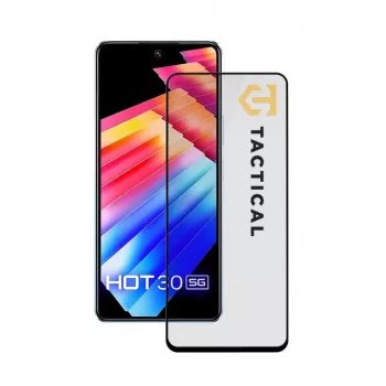 Tactical Glass Shield 5D for Infinix Hot 30 5G Black