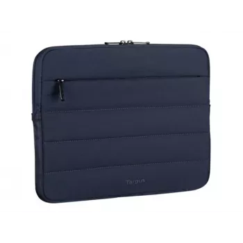 Targus Puffer Sleeve 15-16 inch Laptop Case, Midnight Blue, EcoSmart Recycled PET Polyester, TBS97502GL