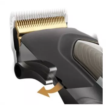Taurus 902222000 Cordless Hair Clipper & Trimmer with LED Display, 39 Length Settings, Stainless Steel Blades, 120 min Runtime, Black