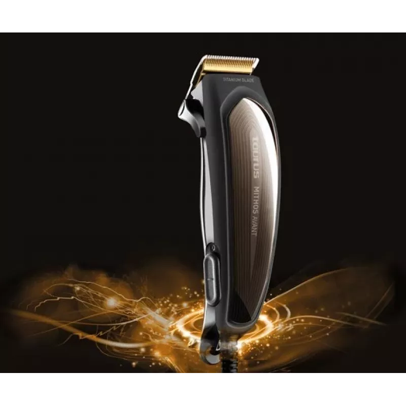 Taurus 902222000 Cordless Hair Clipper & Trimmer with LED Display, 39 Length Settings, Stainless Steel Blades, 120 min Runtime, Black