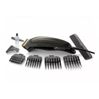 Taurus 902222000 Cordless Hair Clipper & Trimmer with LED Display, 39 Length Settings, Stainless Steel Blades, 120 min Runtime, Black