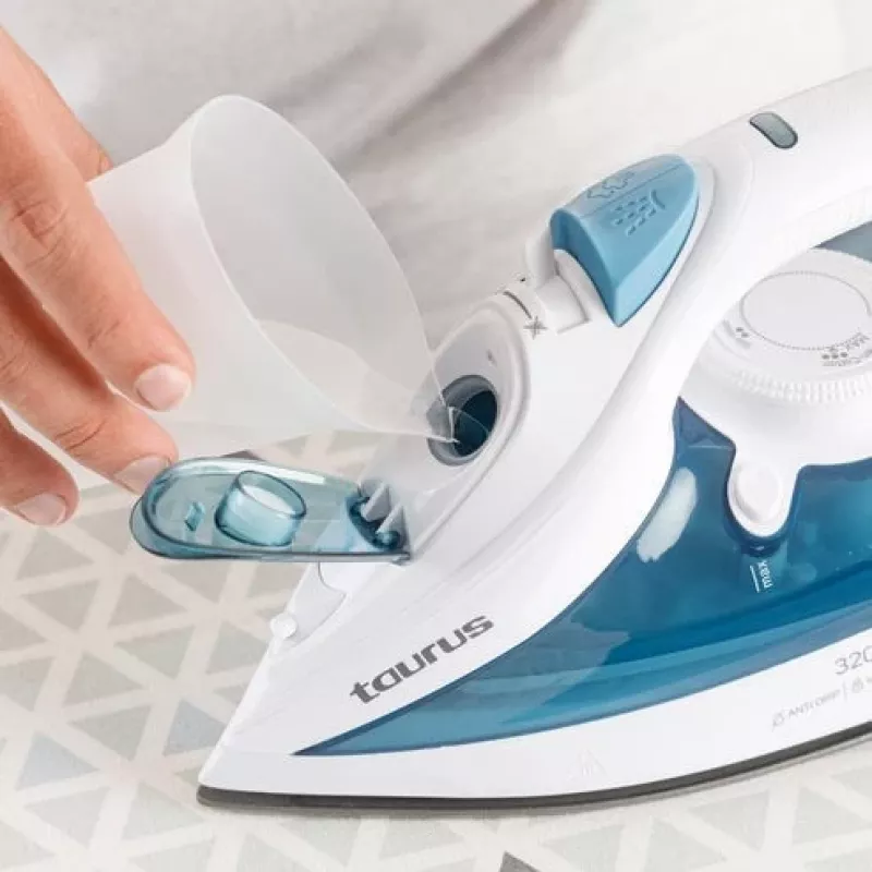 Taurus BALI 3200 X-SLIDE Dry & Steam Iron Ceramic Soleplate 3200 W Blue, White