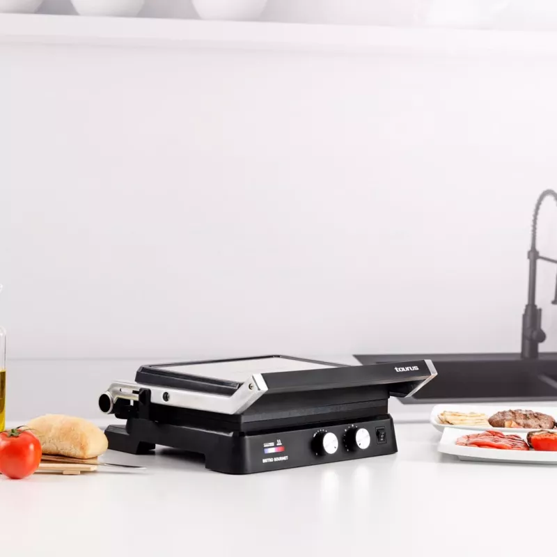 Taurus Bistro Gourmet 2600 W 2-in-1 Contact Grill
