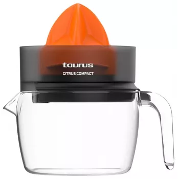 Taurus CITRUS COMPACT Electric Citrus Juicer 30 W Black, Orange, Transparent